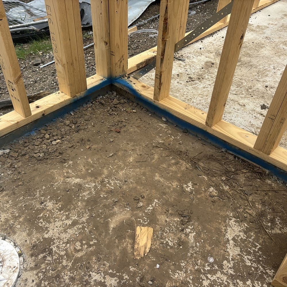 Extension required, recorded during a slab pre-pour inspection in Beveridge